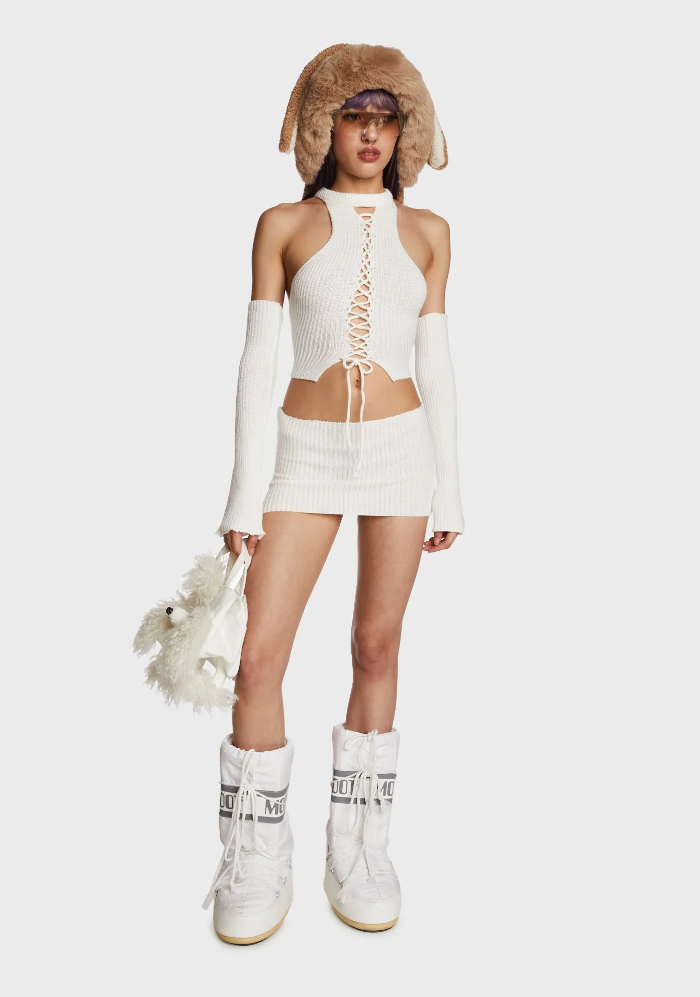 Creative Catalyst Top And Arm Warmers sold by Dolls Kill product image thumbnail 3