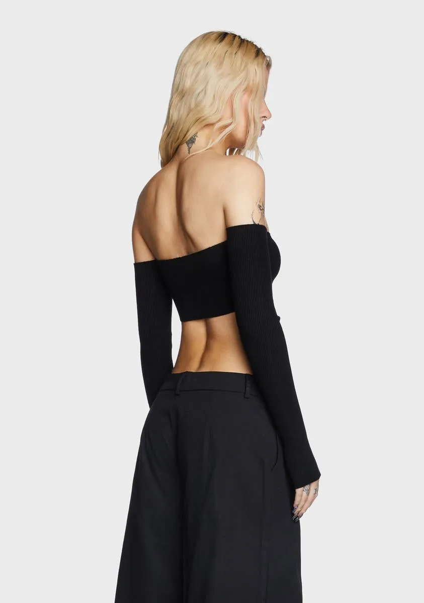 Dylan Knitted Bandeau Top sold by Dolls Kill product image thumbnail 4