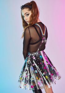 Glitter Parade Clear Overall Dress sold by Dolls Kill
