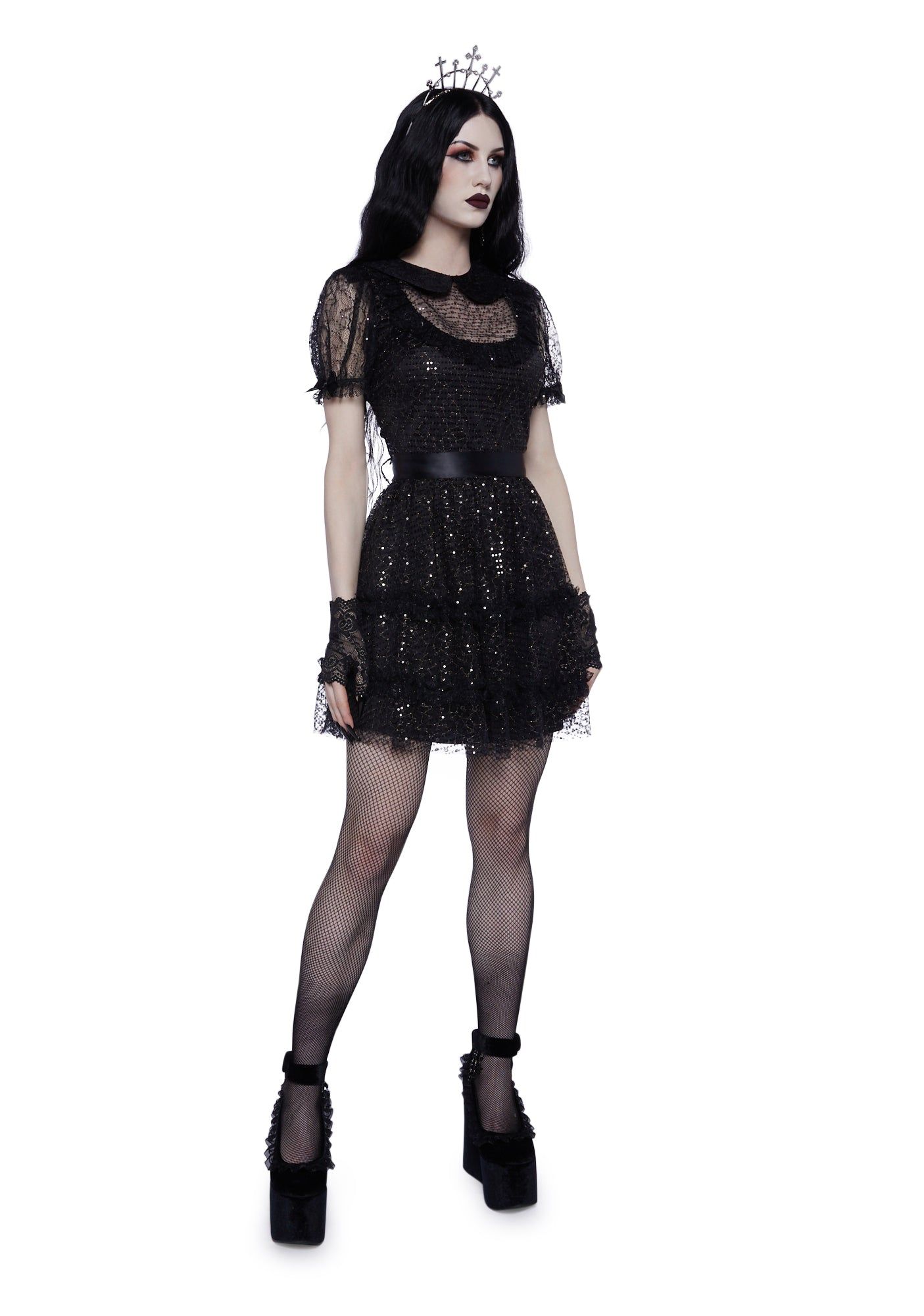 Midnight Fantasies Babydoll Dress sold by Dolls Kill product image thumbnail 2