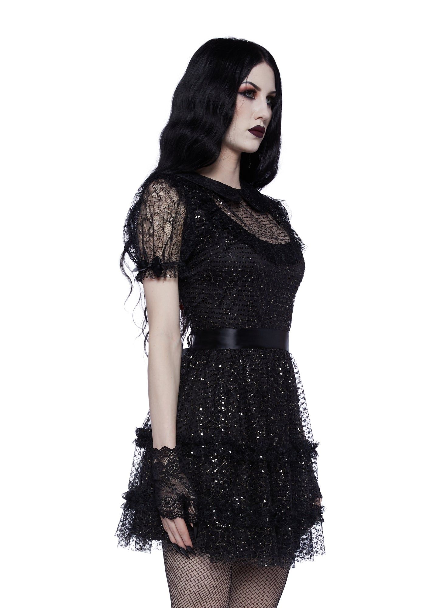Midnight Fantasies Babydoll Dress sold by Dolls Kill product image thumbnail 3