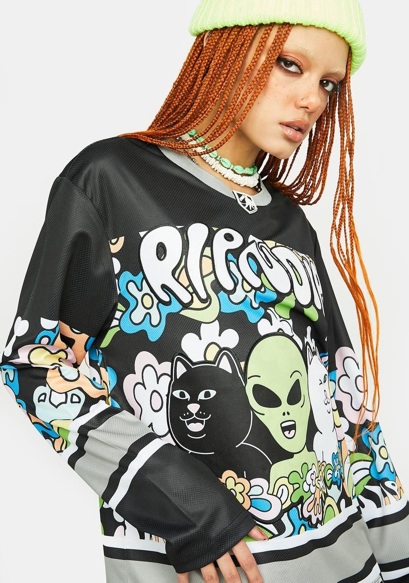 Flower Child Hockey Jersey sold by Dolls Kill