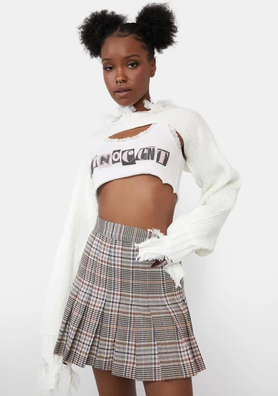 Pure For A While Now Distressed Shrug sold by Dolls Kill