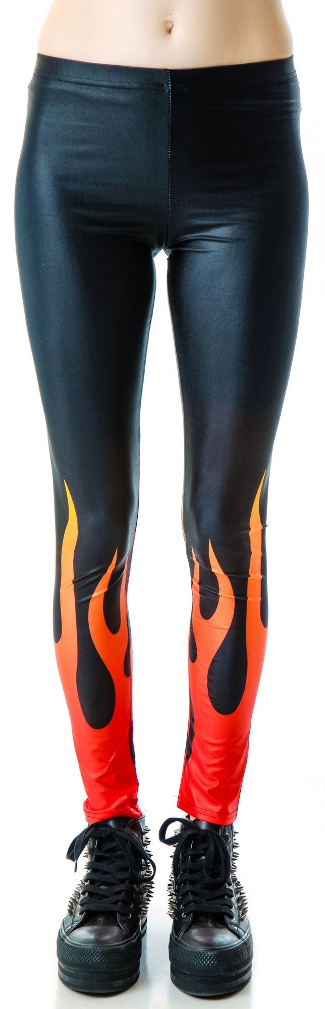 In Flames Leggings sold by Dolls Kill product image thumbnail 5