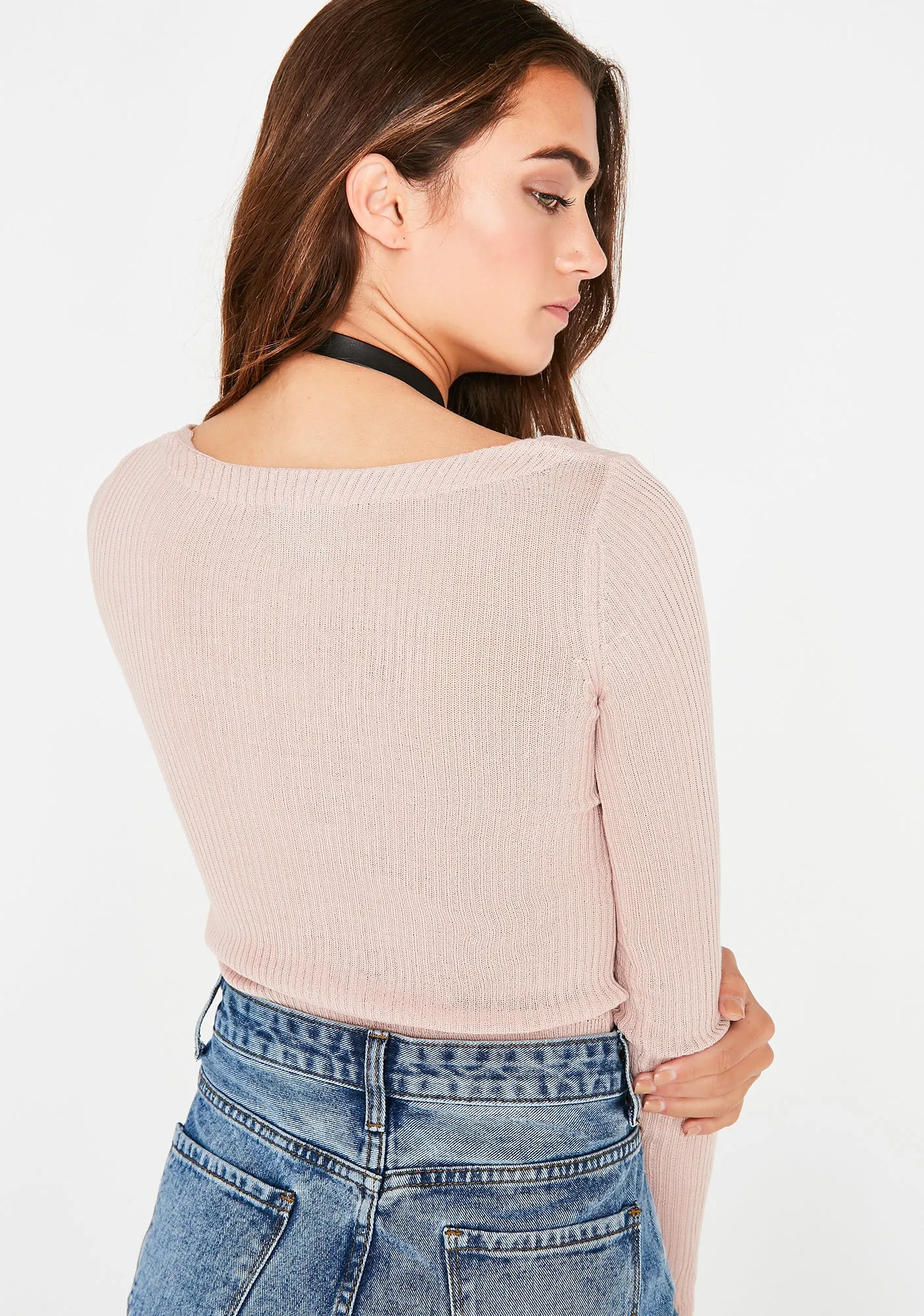 Sweet Hands Tied Ribbed Top sold by Dolls Kill product image thumbnail 3