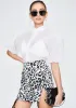 Mono Leopard Pelmet Mini Skirt sold by Dolls Kill