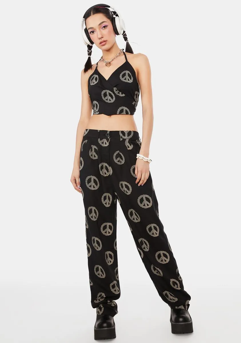 Peaceful Pants sold by Dolls Kill product image thumbnail 3