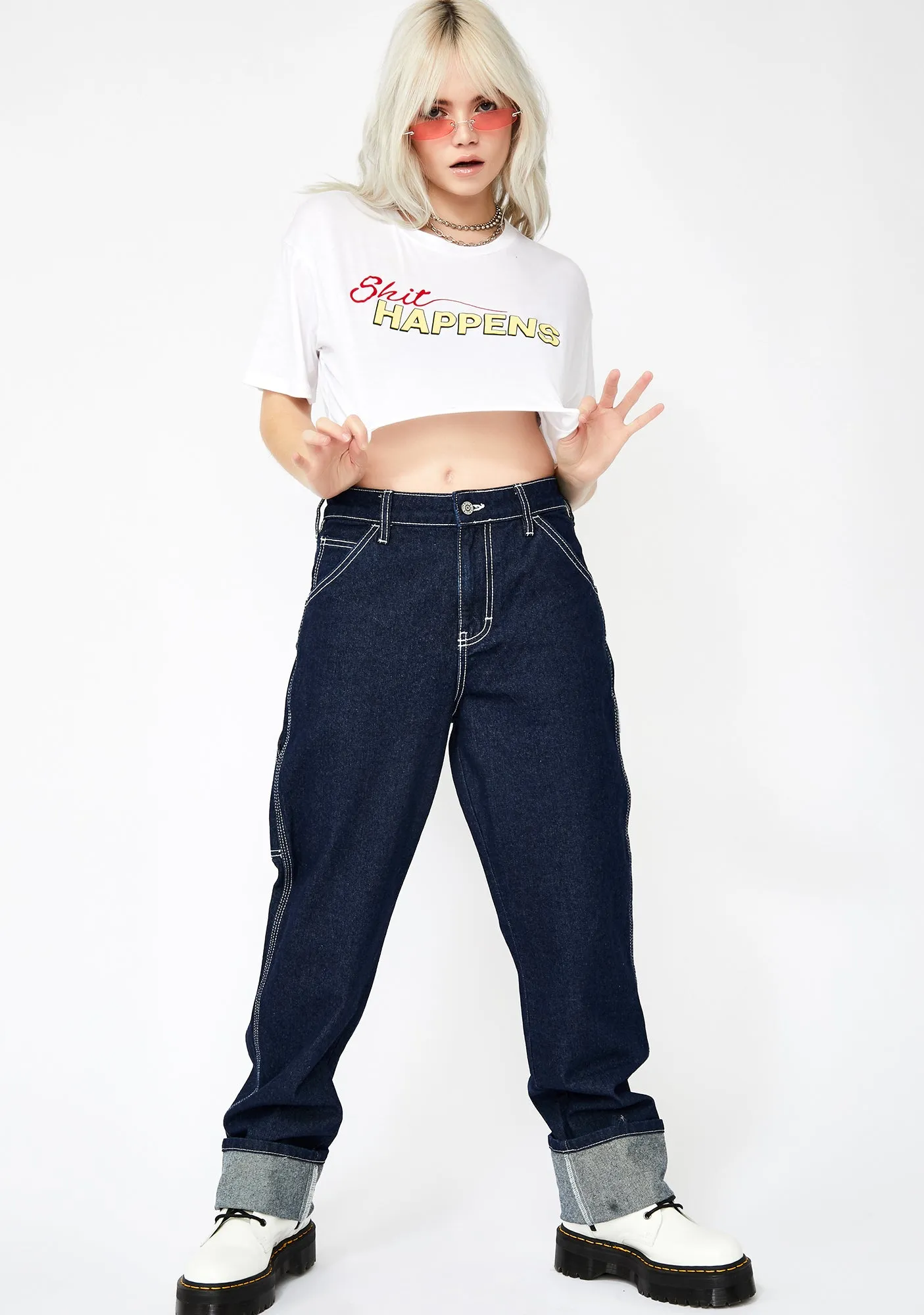 Could Be Worse Crop Tee sold by Dolls Kill product image thumbnail 3