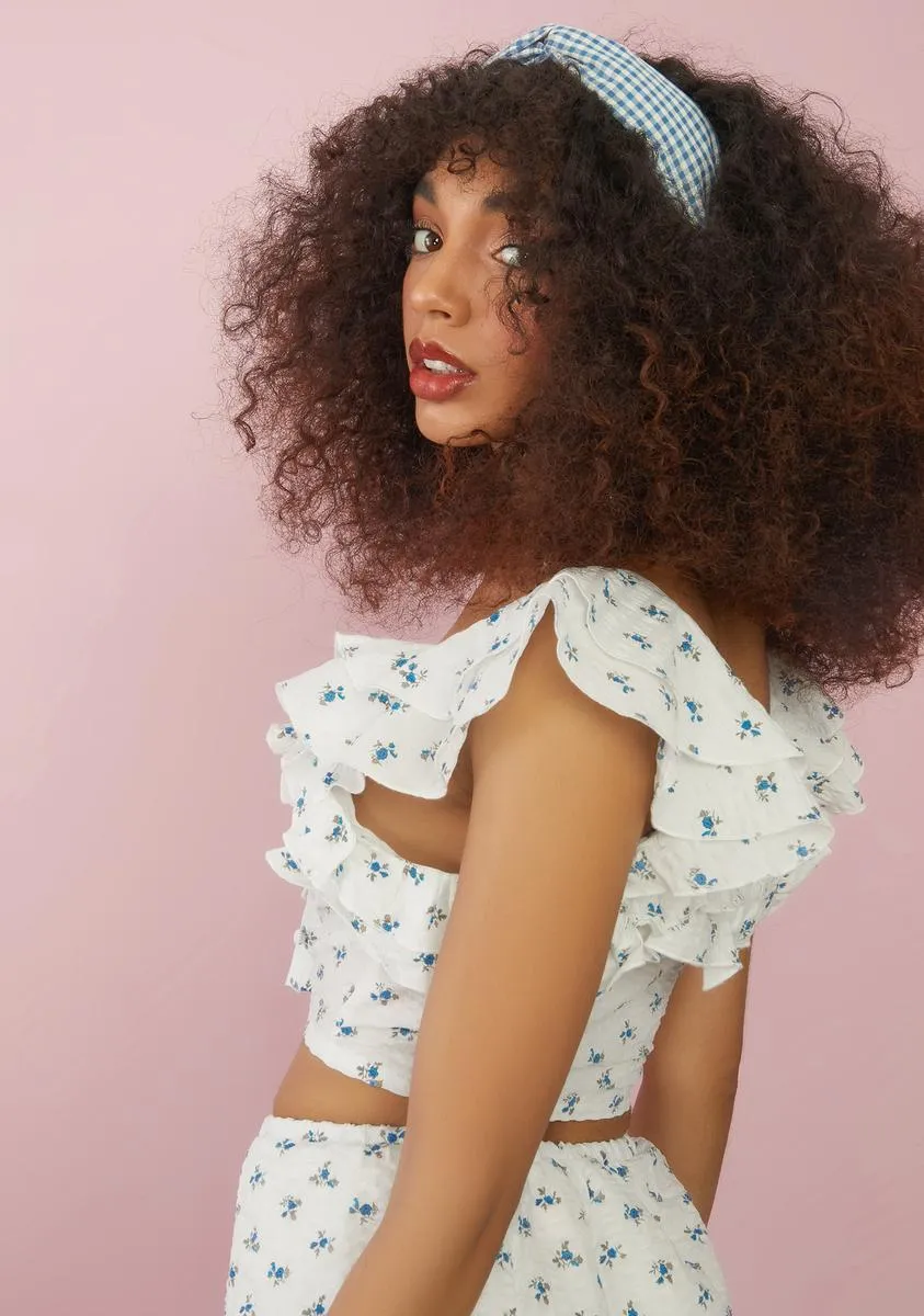 Ur On My Mind Floral Crop Top sold by Dolls Kill product image thumbnail 4