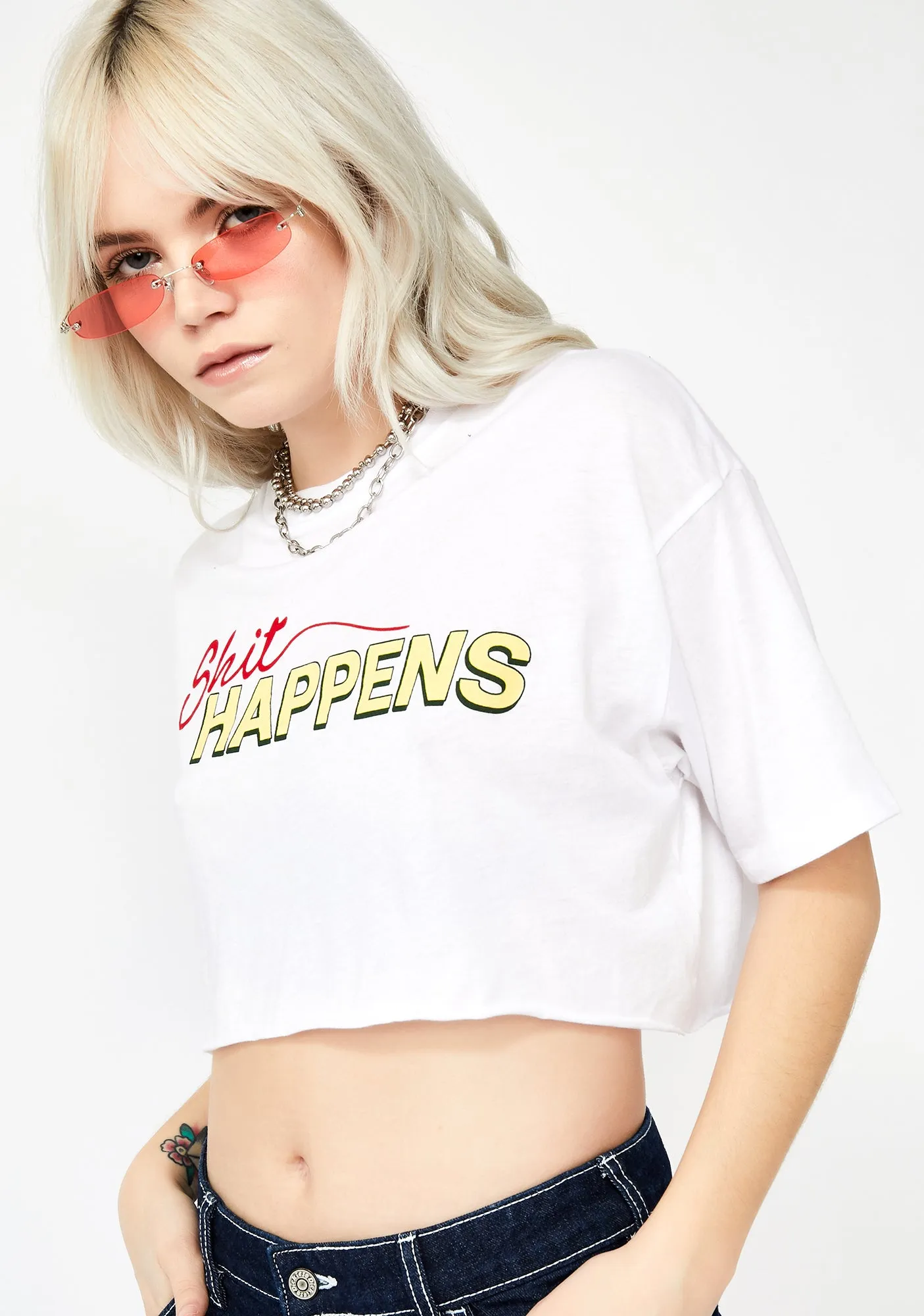 Could Be Worse Crop Tee sold by Dolls Kill