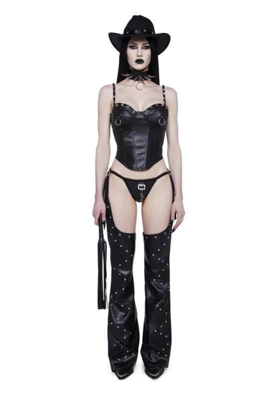 Demanding Cowgirl Costume Set sold by Dolls Kill