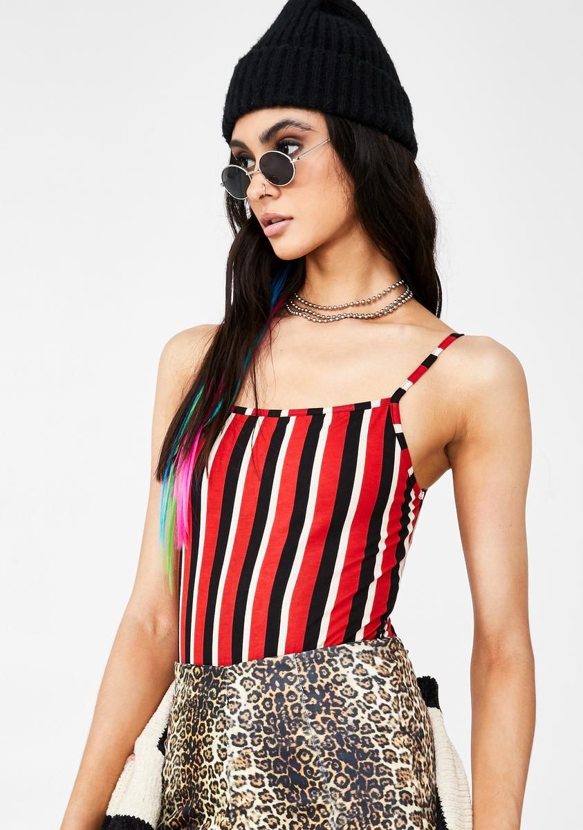 Sunset Stripe Solemo Bodysuit sold by Dolls Kill product image thumbnail 2