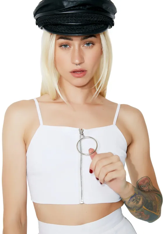 Wide Eyes Crop Top sold by Dolls Kill