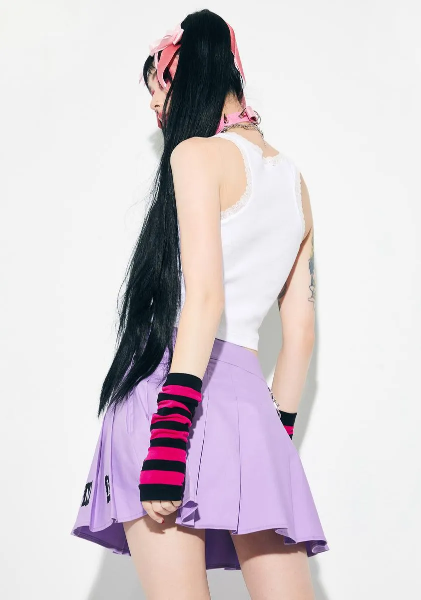 Tacks For Snacks Embroidered Mini Skirt sold by Dolls Kill product image thumbnail 4