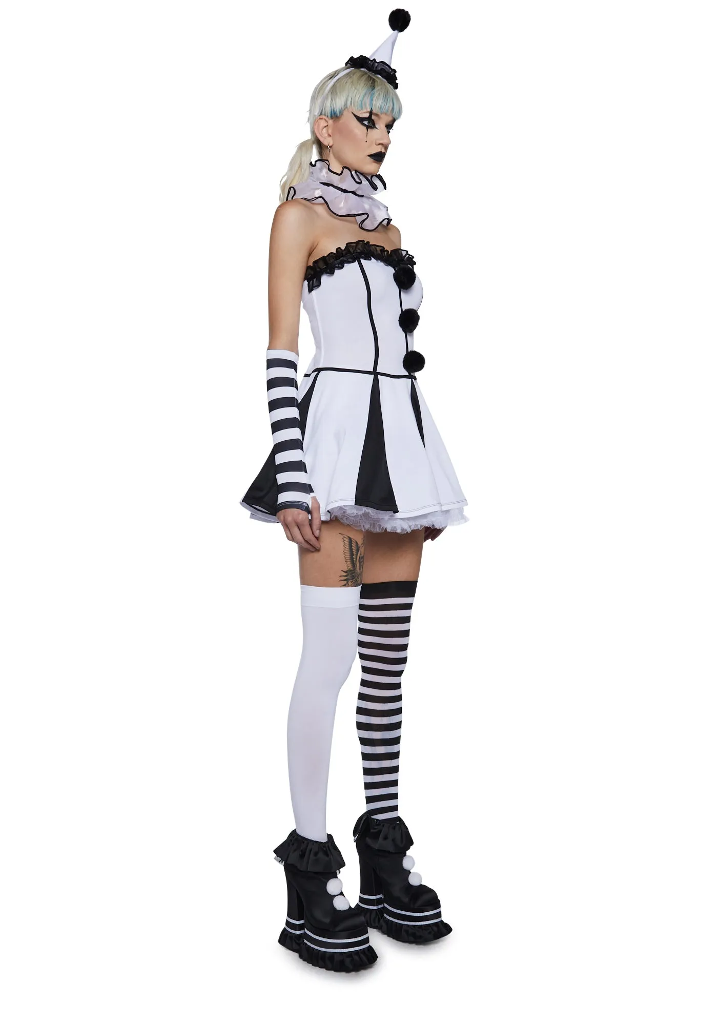 Classic Clown Girl Costume Set sold by Dolls Kill product image thumbnail 3