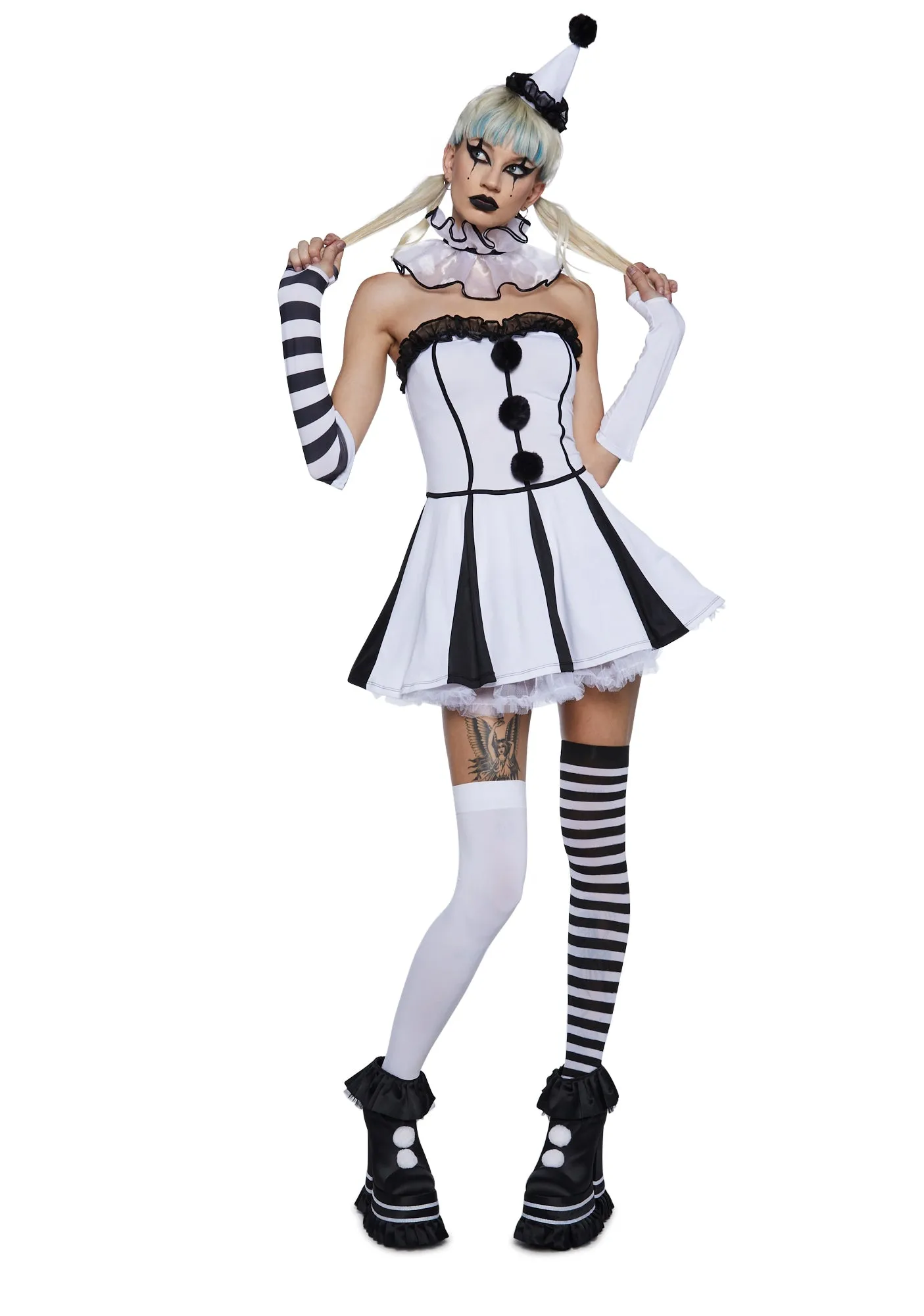 Classic Clown Girl Costume Set sold by Dolls Kill product image thumbnail 2