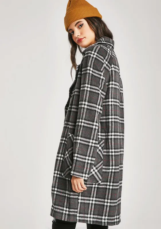 Lesson Learned Plaid Jacket sold by Dolls Kill