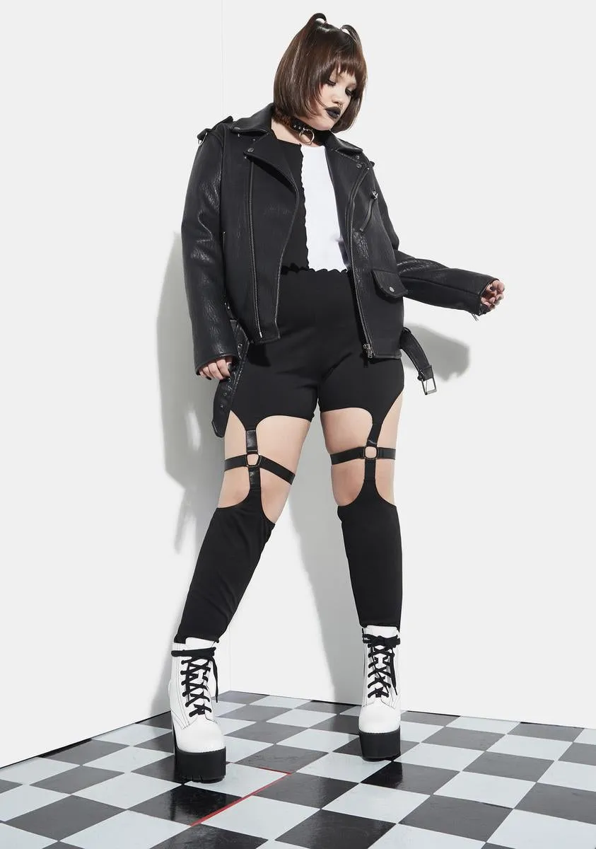 Plus Bitter End Bondage Leggings sold by Dolls Kill product image thumbnail 3