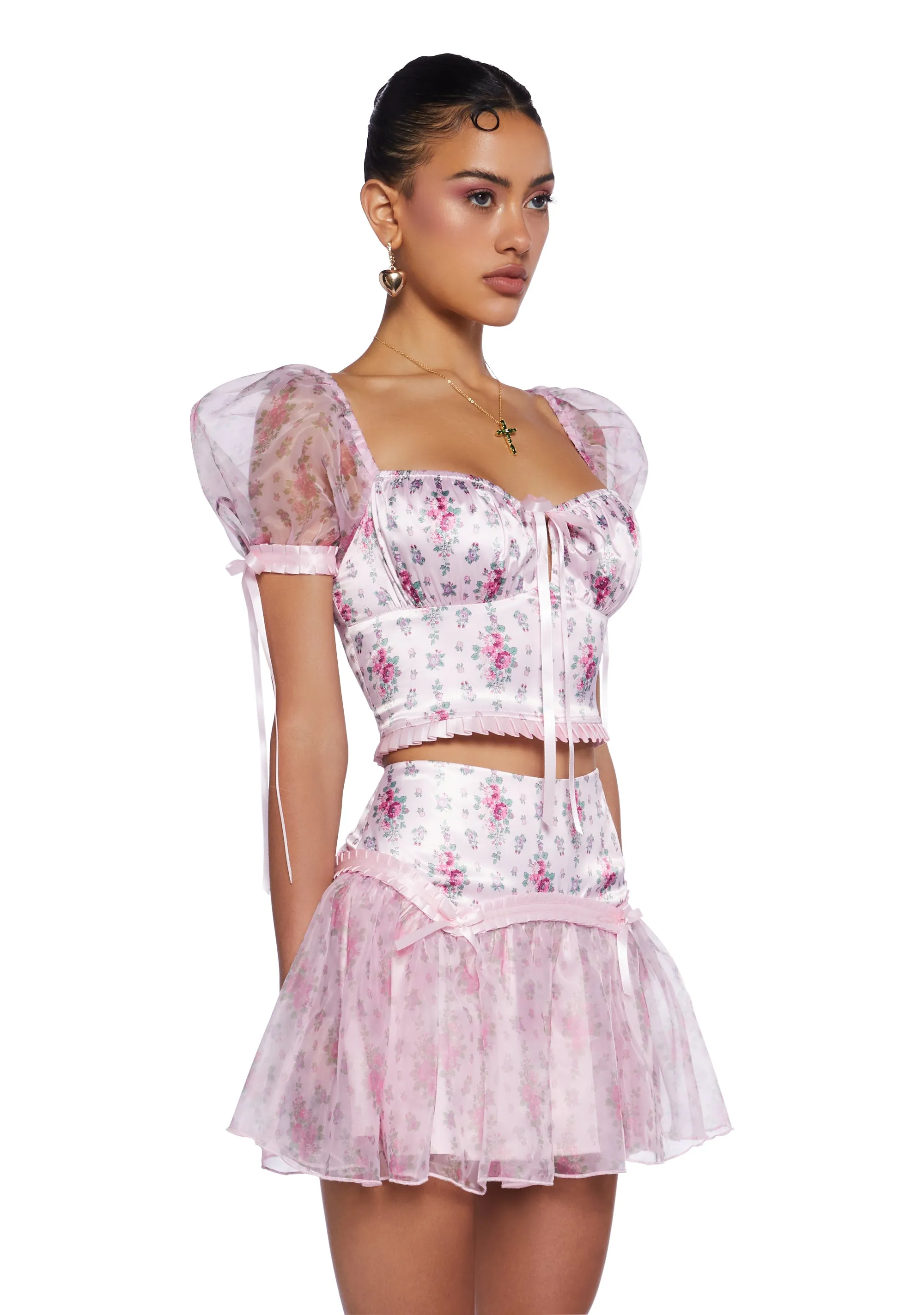 Delightfully Dignified Crop Top sold by Dolls Kill product image thumbnail 3