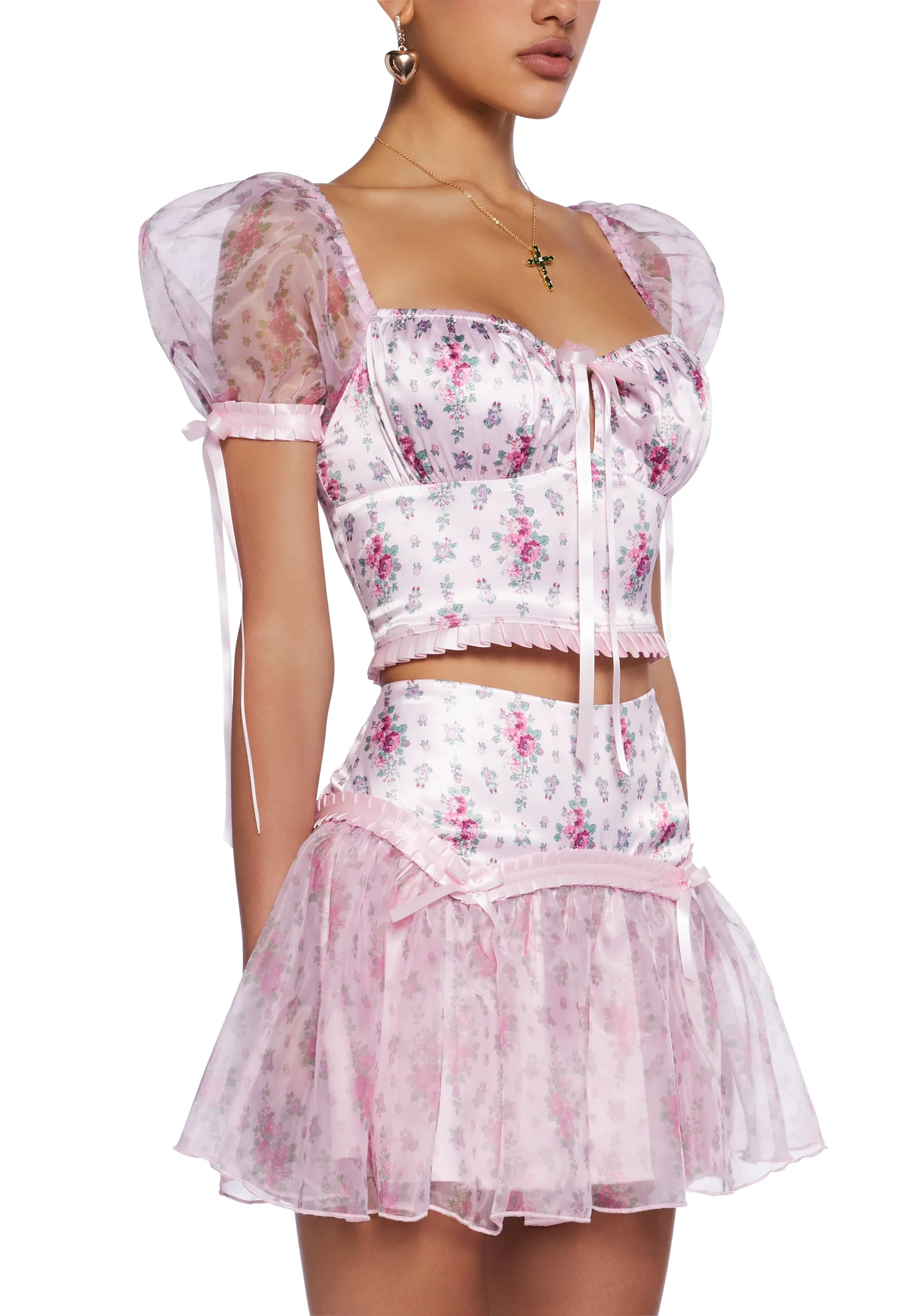 Delightfully Dignified Crop Top sold by Dolls Kill product image thumbnail 5