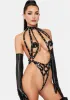 Follow My Rules Vinyl Strappy Teddy sold by Dolls Kill