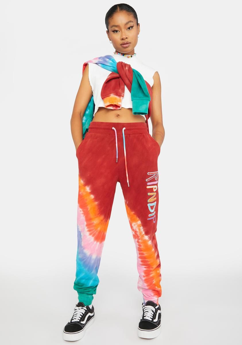 OG Prisma Tie Dye Sweatpants sold by Dolls Kill product image thumbnail 3