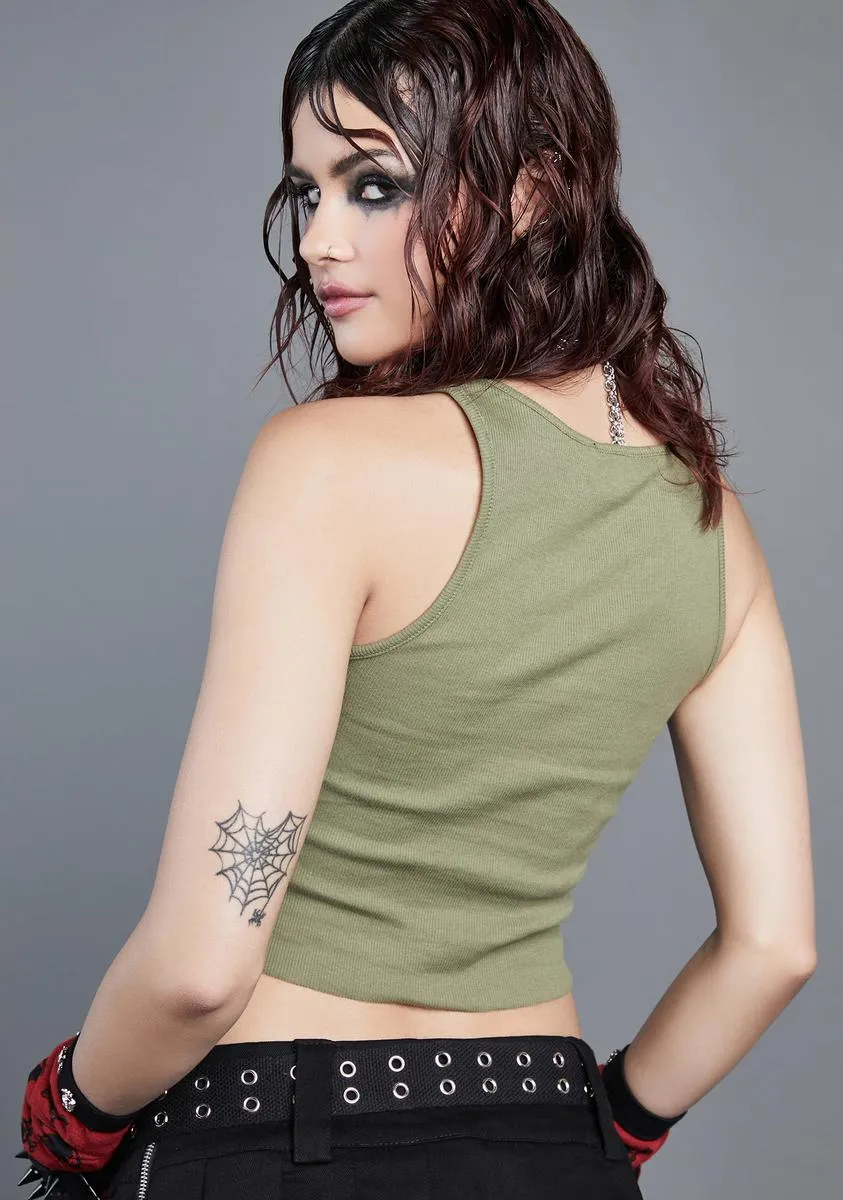 Absolute Thrill Graphic Tank Top sold by Dolls Kill product image thumbnail 4