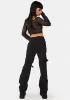 Punk Locomotive Metal Studded Trousers sold by Dolls Kill