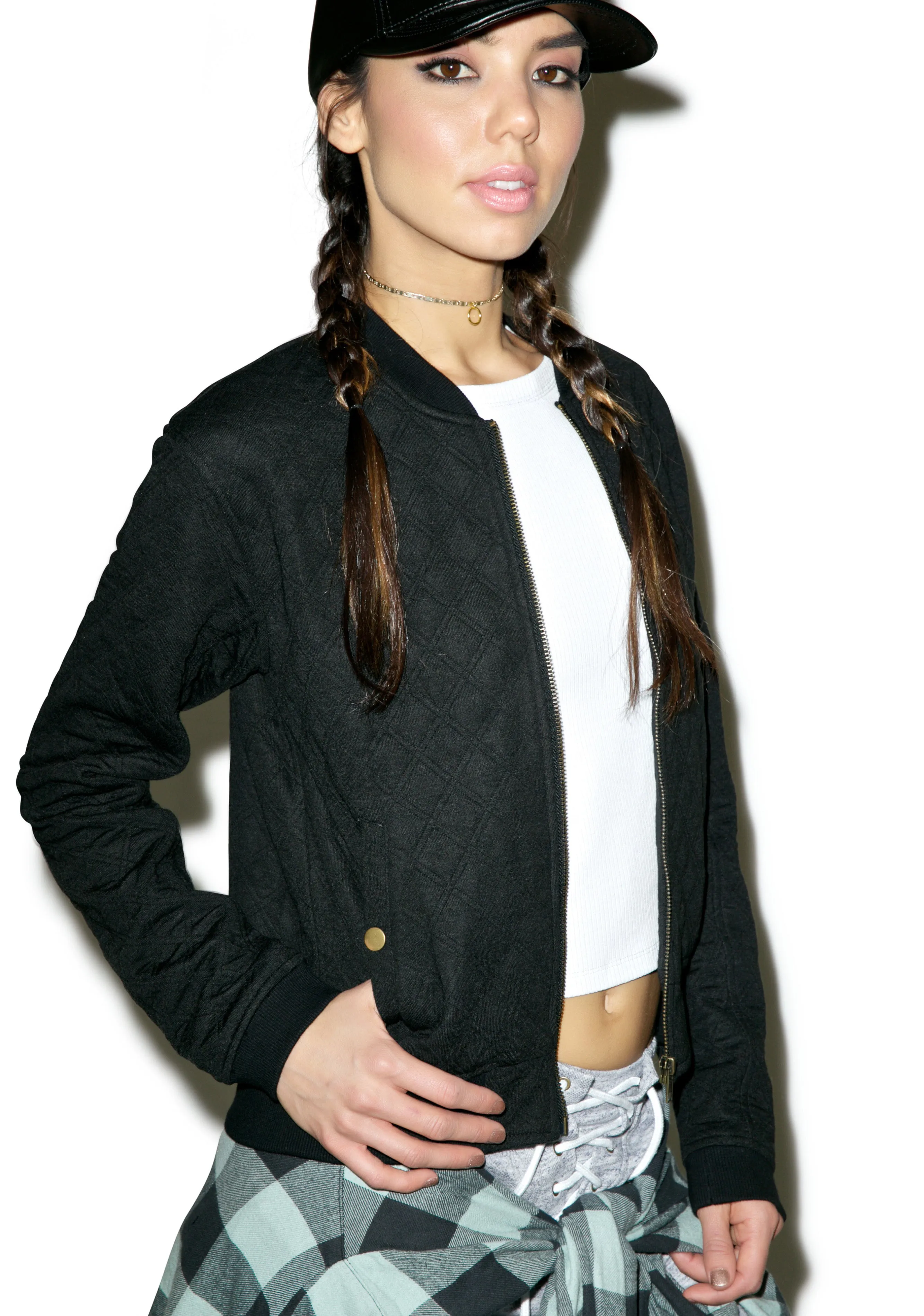 Diamonds Dancin' Bomber Jacket sold by Dolls Kill product image thumbnail 3