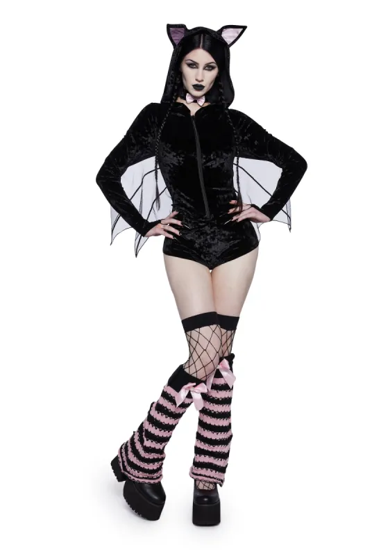 Bat Baddie Romper Costume sold by Dolls Kill