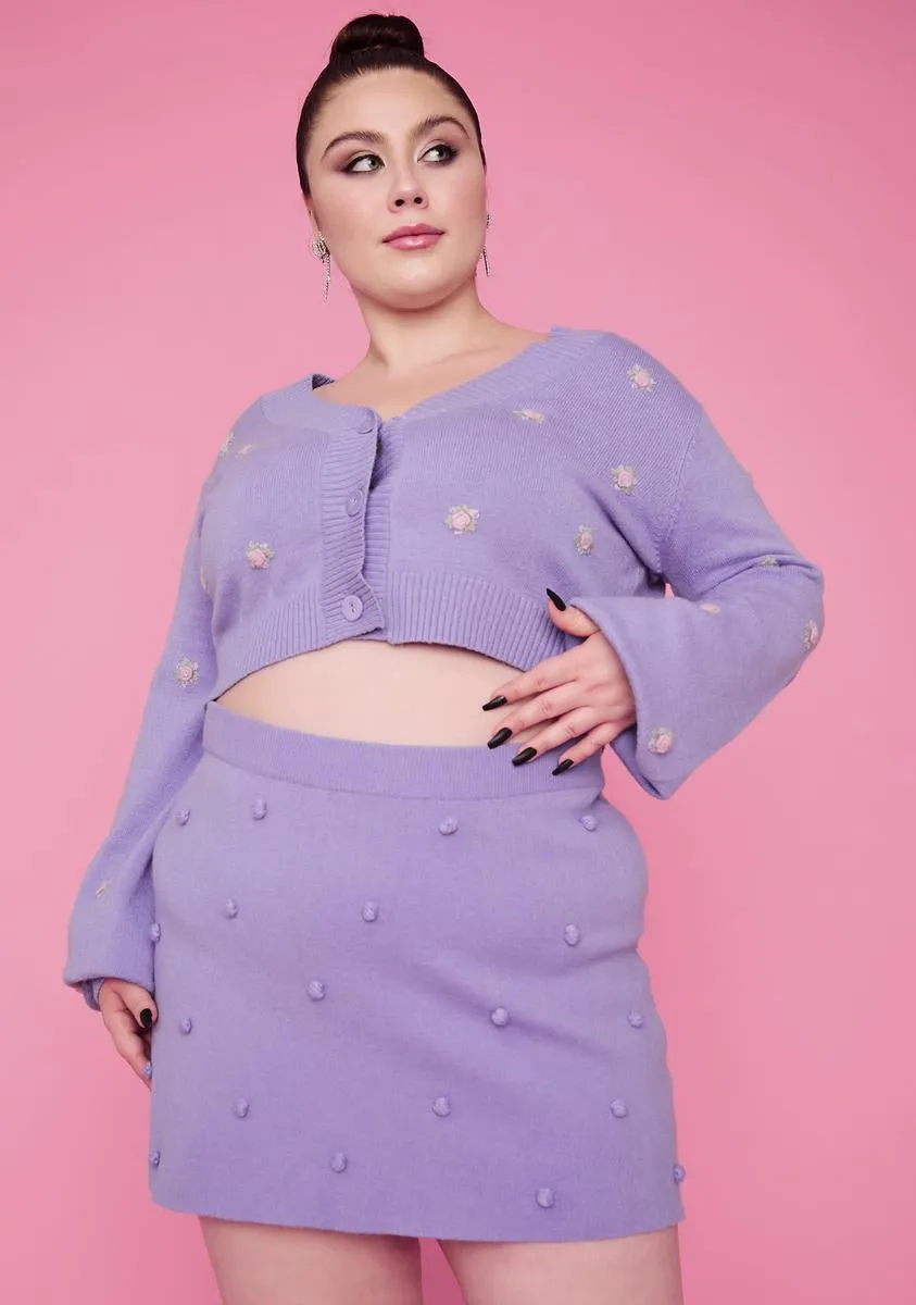 Bb Dance With Me Pom Pom Sweater Skirt sold by Dolls Kill product image thumbnail 2