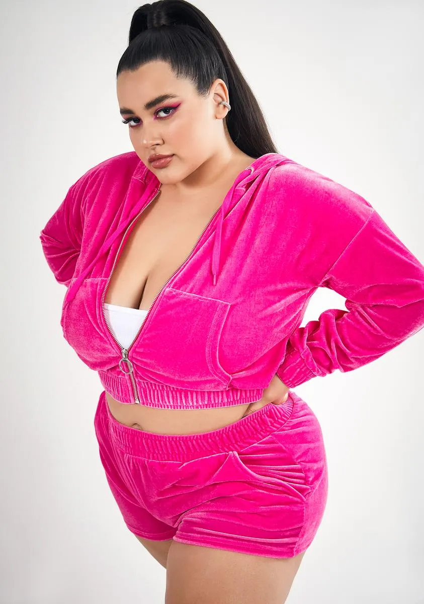 Plus Sweet Arrangements Velour Hoodie sold by Dolls Kill product image thumbnail 2