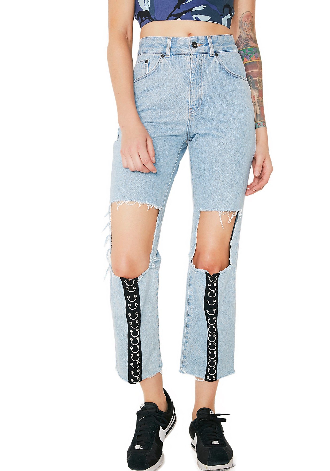 Brace Jeans sold by Dolls Kill