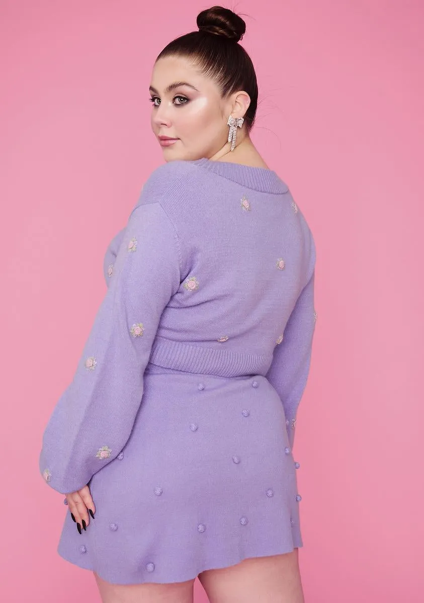 Bb Dance With Me Pom Pom Sweater Skirt sold by Dolls Kill product image thumbnail 4