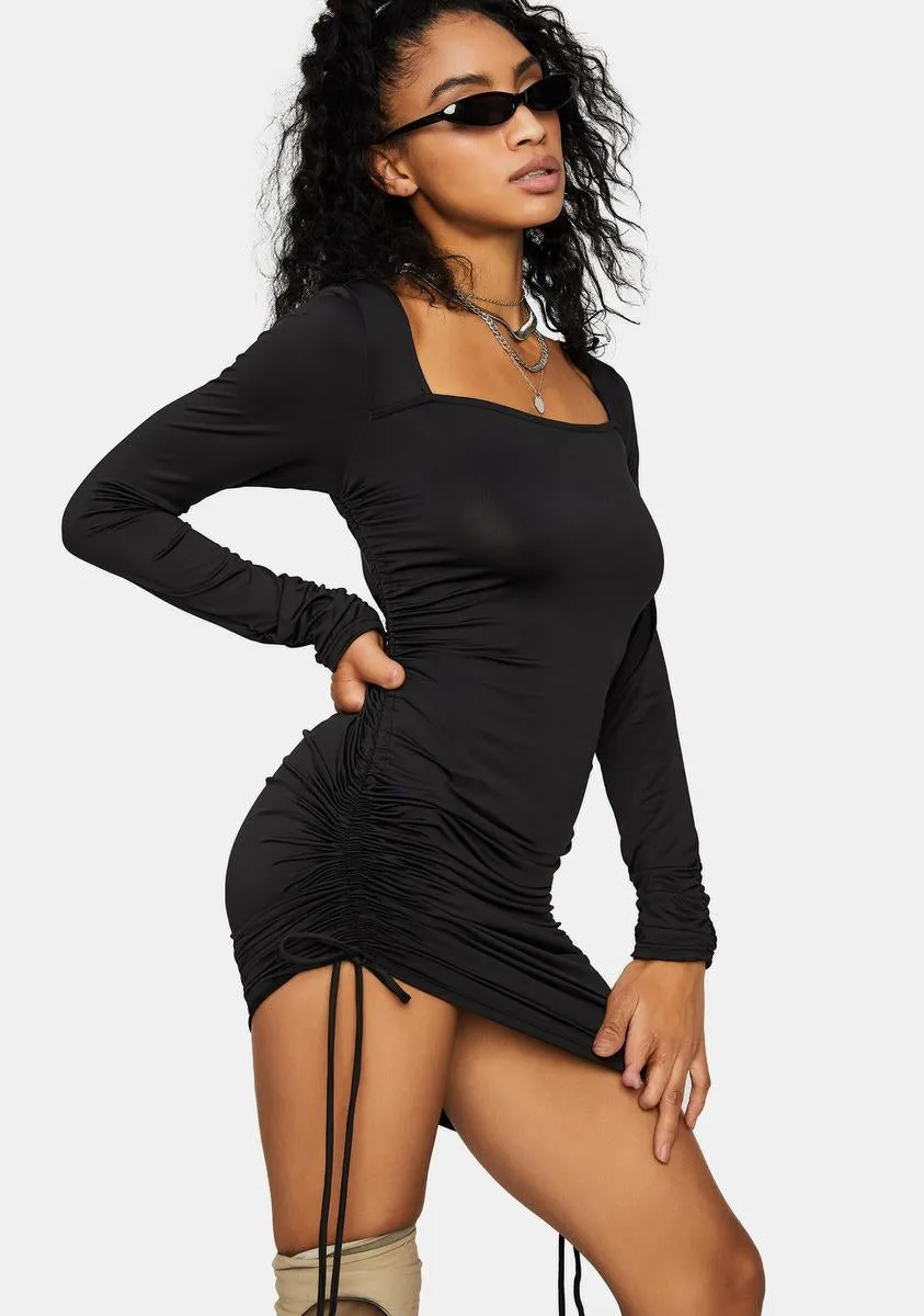 Thru 'N Thru Long Sleeve Mini Dress sold by Dolls Kill product image thumbnail 2