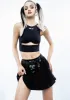 Prepared For Trouble Pleated Skirt sold by Dolls Kill