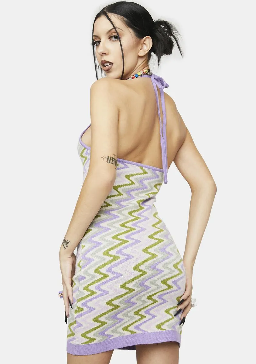 Orchid The Gateway Hug Mini Dress sold by Dolls Kill product image thumbnail 4