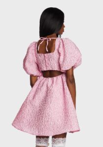 Cassie Jacquard Mini Dress sold by Dolls Kill