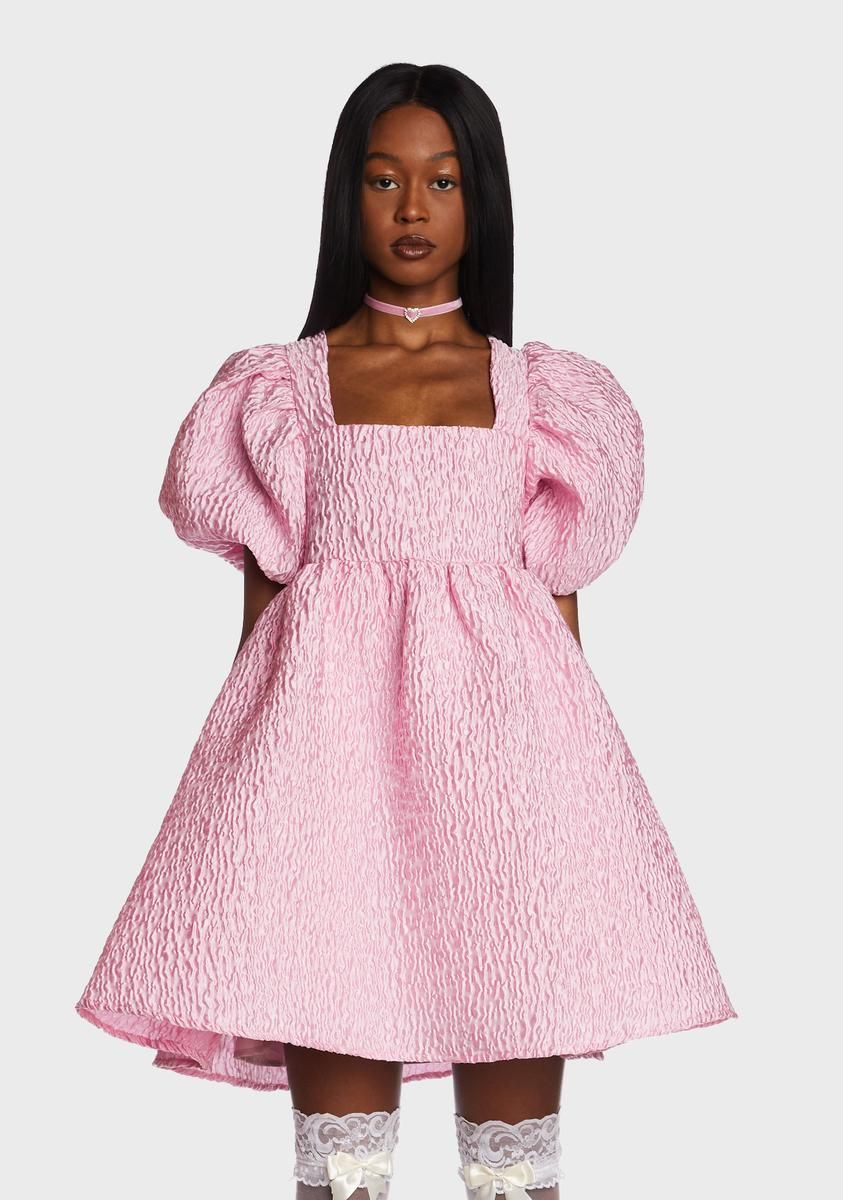 Cassie Jacquard Mini Dress sold by Dolls Kill