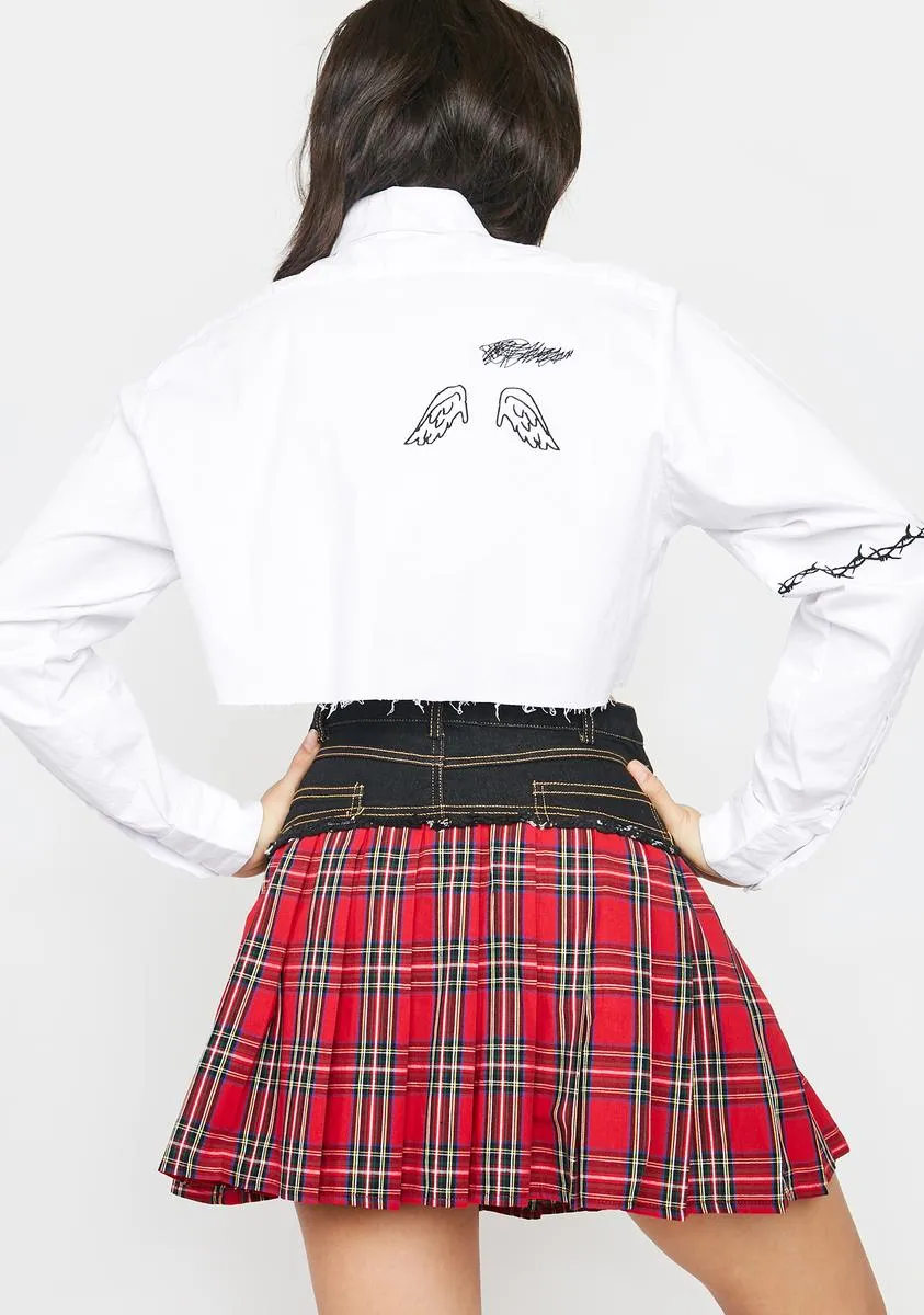 Courtesy Call Pleated Skirt sold by Dolls Kill product image thumbnail 4