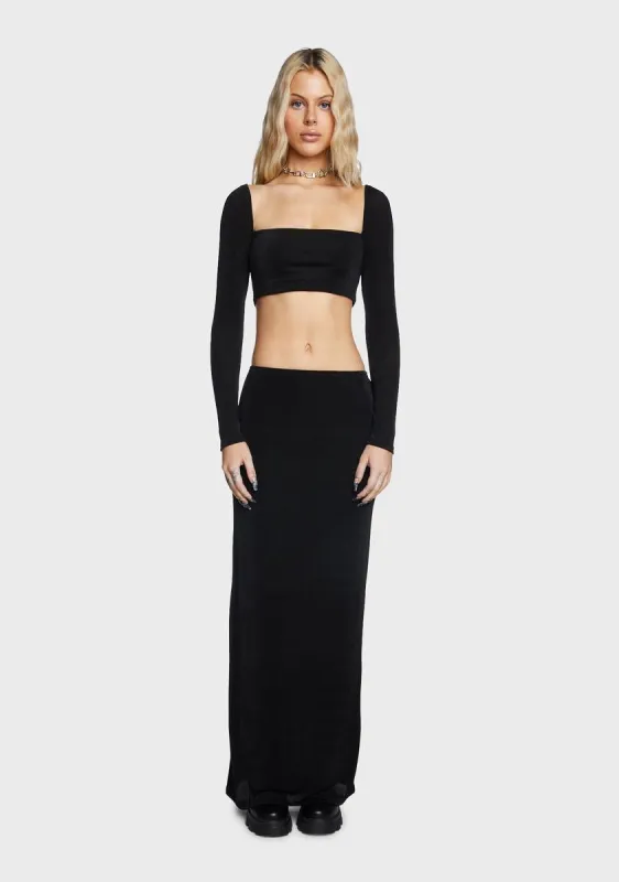 Square Neck Top & Maxi Skirt Set sold by Dolls Kill