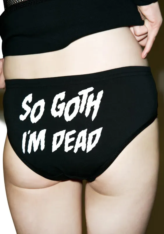 So Goth Panties sold by Dolls Kill