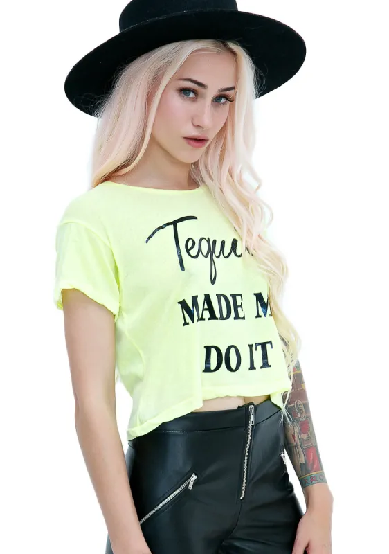 Tequila Hour Middie Tee sold by Dolls Kill