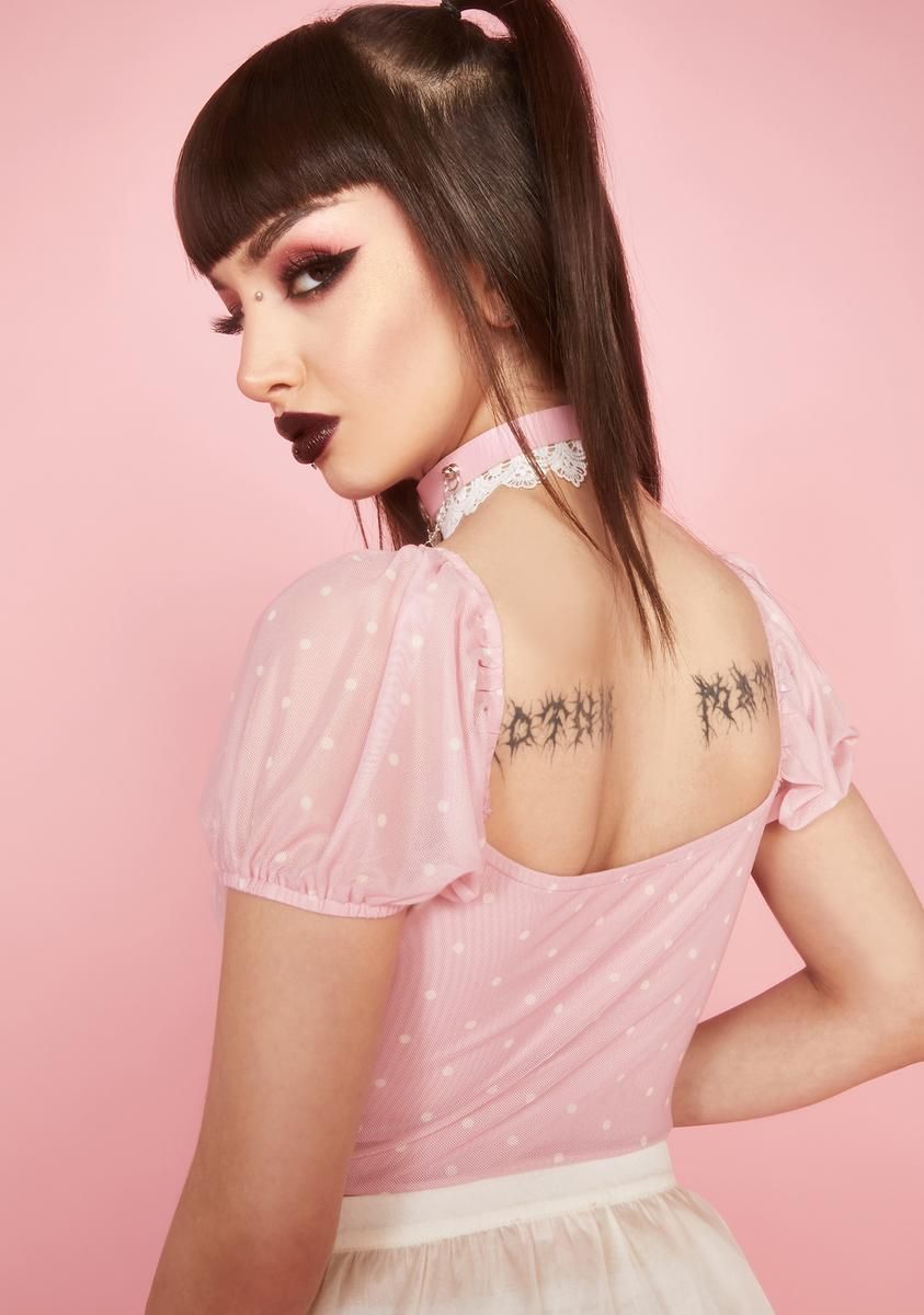 Stubbornly Yours Puff Sleeve Top sold by Dolls Kill product image thumbnail 4