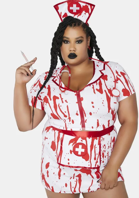 Plus Nurse Of Death Costume Set sold by Dolls Kill