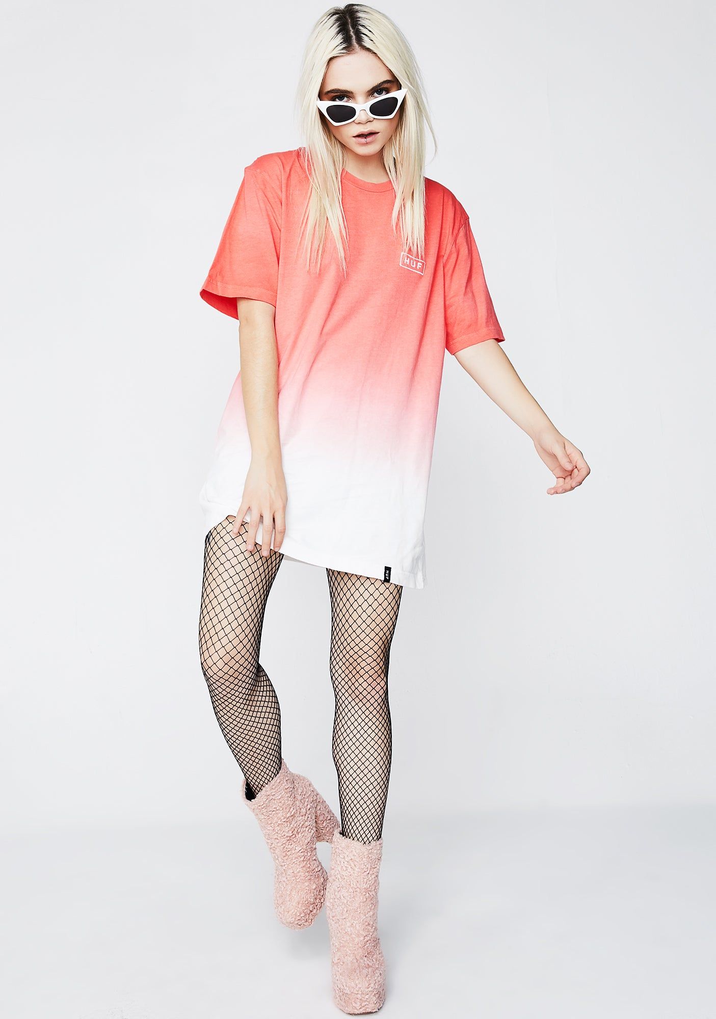 Gradient Dip Dye Bar Logo Tee sold by Dolls Kill product image thumbnail 5