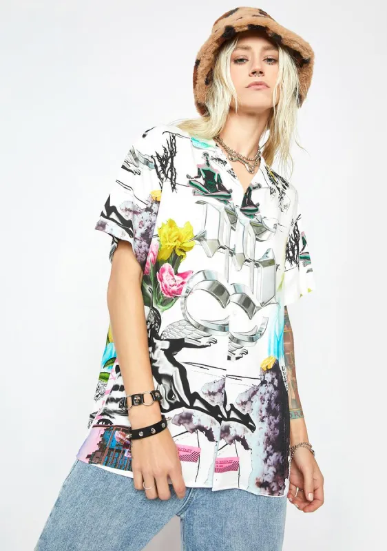 Mash Button Up Shirt sold by Dolls Kill