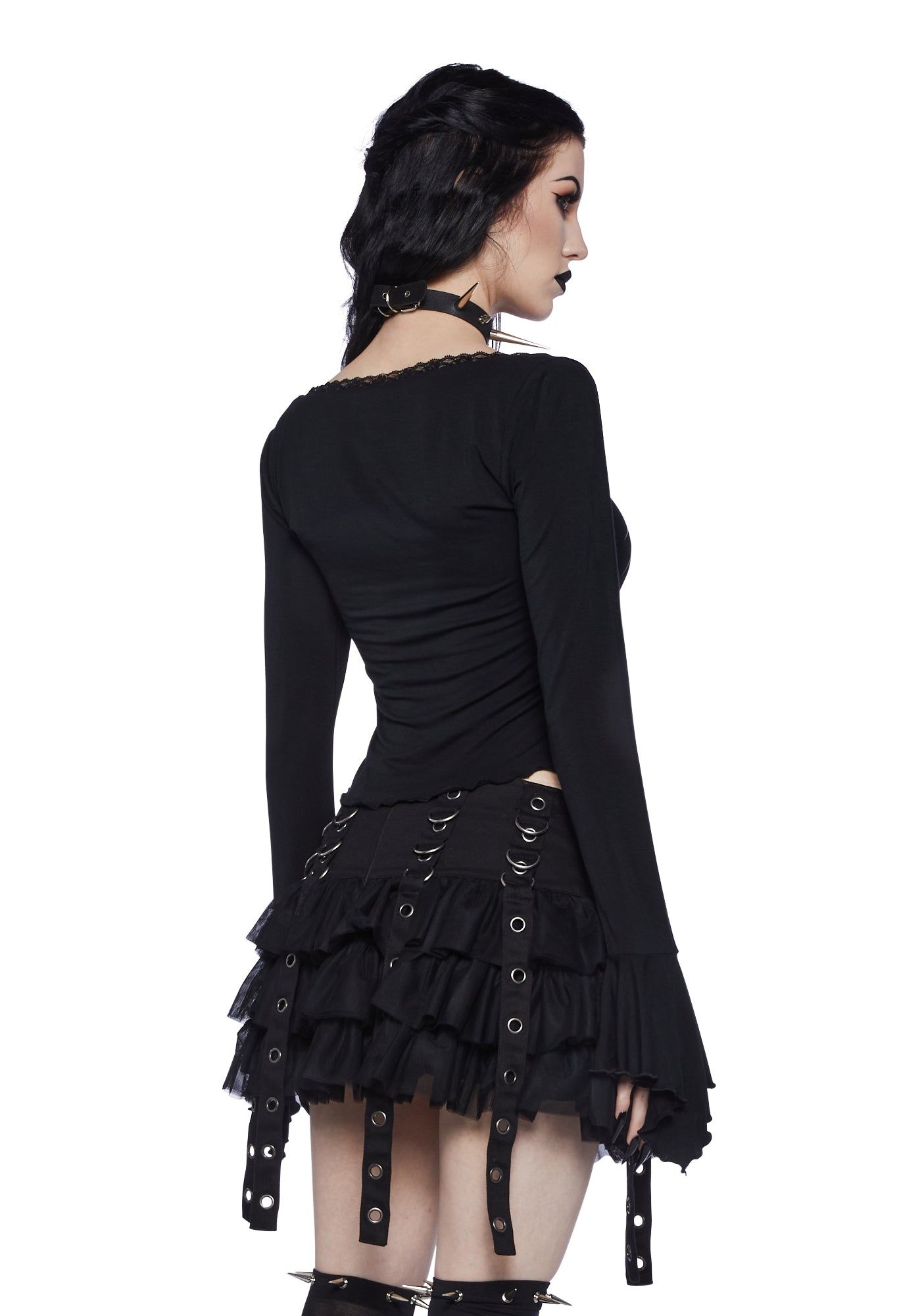 No Reflection Long Sleeve Top sold by Dolls Kill product image thumbnail 4