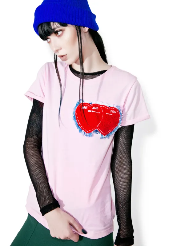 Me And You Embroidered Shirt sold by Dolls Kill