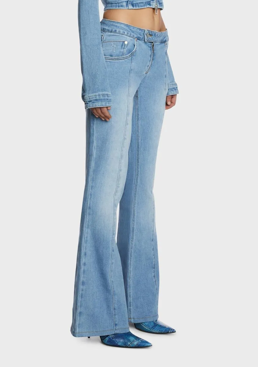 Low Rider Bootcut Jeans sold by Dolls Kill product image thumbnail 3